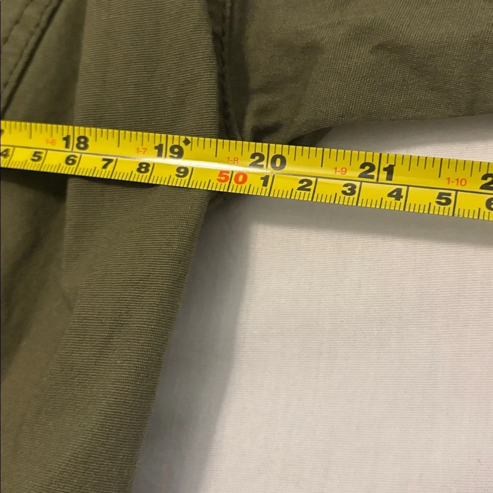 Circus NY Zip Front Long Sleeve Utility Minidress Burnt Olive SZ XL boho western - Picture 7 of 12